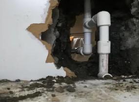 下城厨房下水管道漏水检测